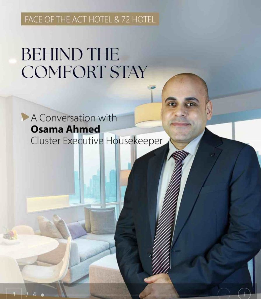 From Room Attendant to Cluster Executive Housekeeper: The Inspiring Journey of Osama Ahmed